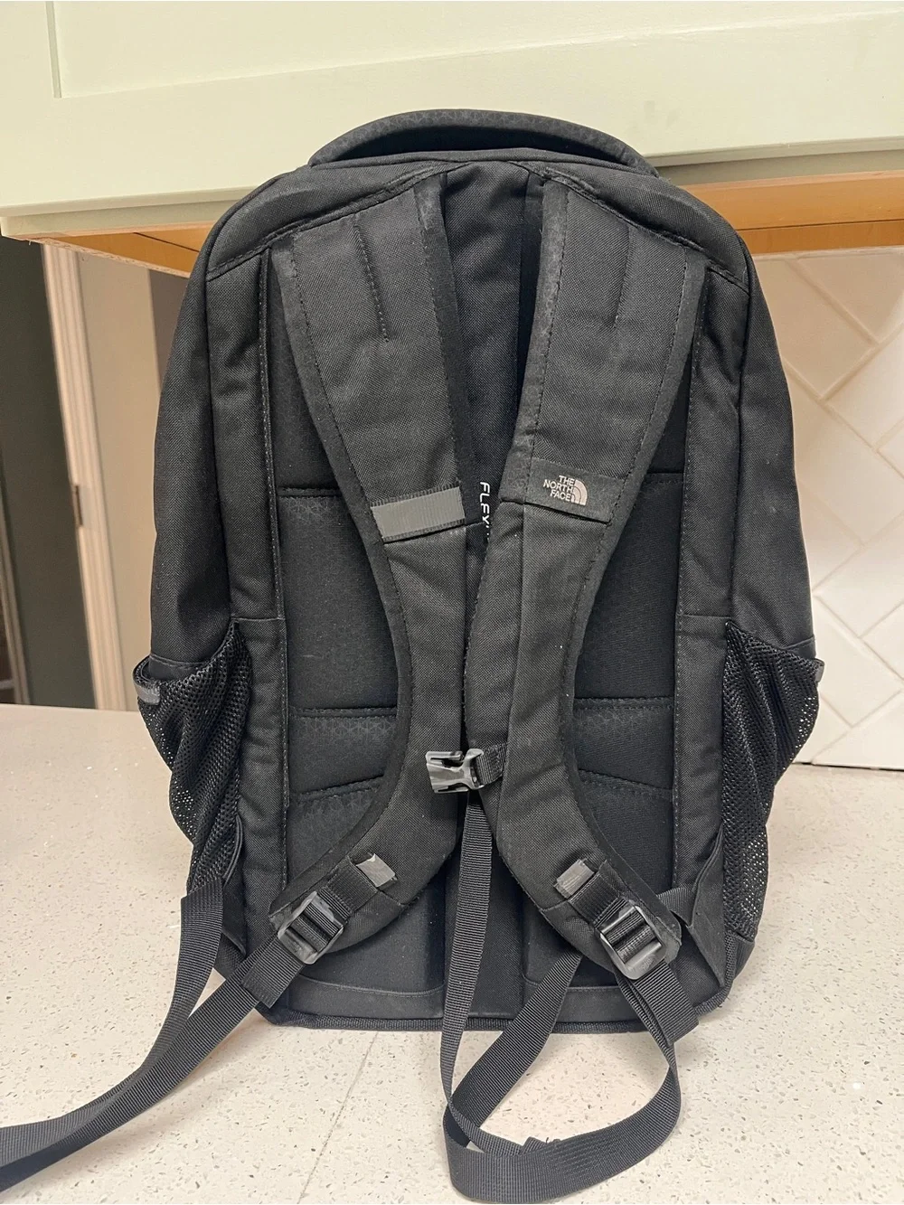 The North Face Jester Luxe Backpack - Black with Rose Gold Accents